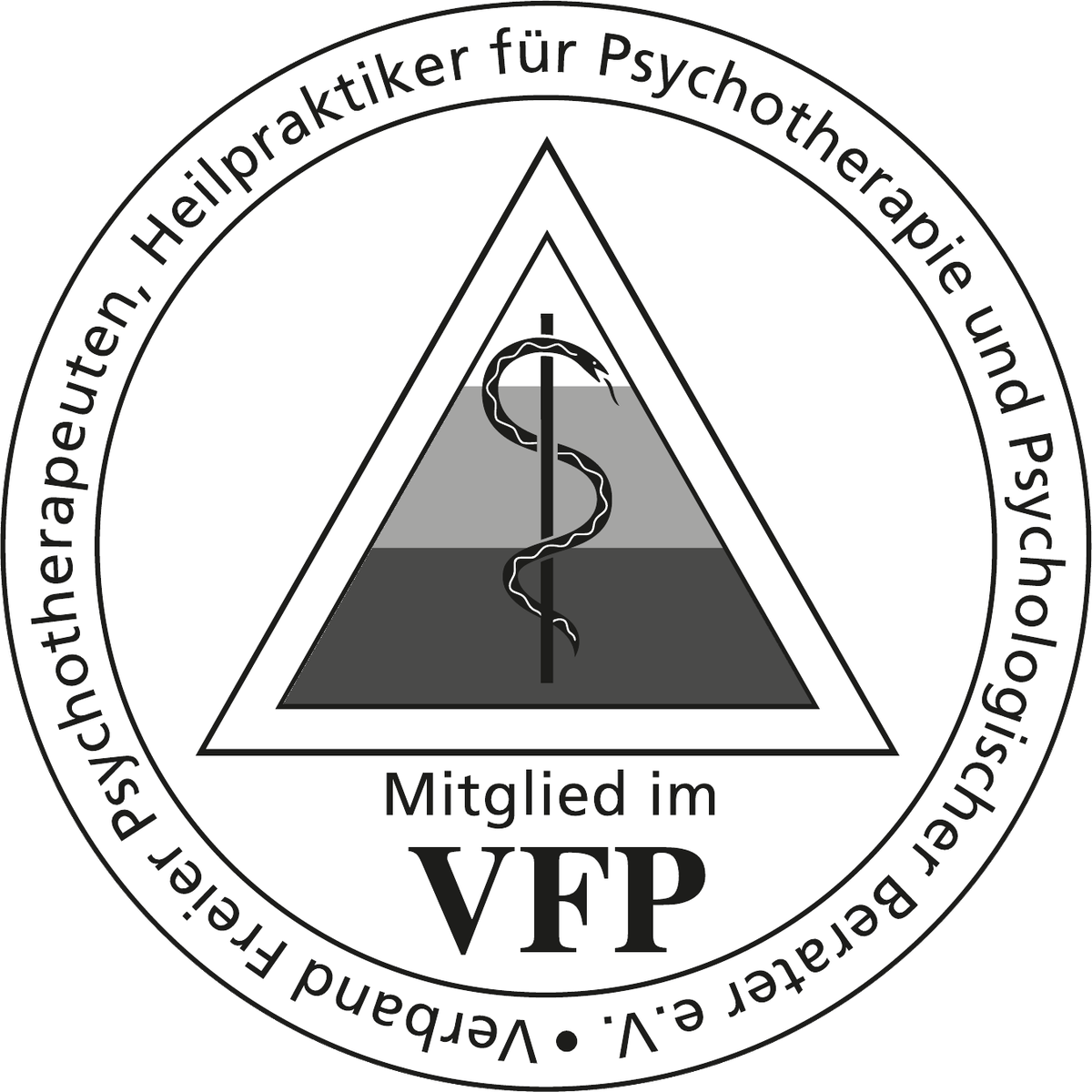 Mitglied im Verband Freier Psychotherapeuten, Heilpraktiker für Psychotherapie und Psychologischer Berater e. V. (VFP)